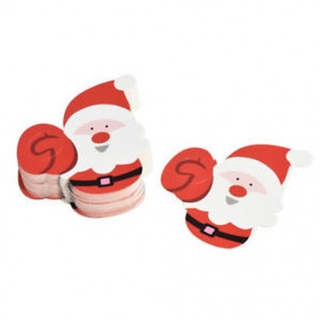 Mikulás 50db karácsonyi nyalóka botok papír candy csokoládé torta pops party dekoráció