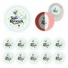60x EID Mubarak Ramadan Decor Party Candy ajándékdoboz Lable Seal matricák kellékek