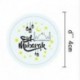 60x EID Mubarak Ramadan Decor Party Candy ajándékdoboz Lable Seal matricák kellékek