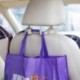 Fekete Univerzális mini műanyag autó hátsó ülő horog erszényes táska lógó fogas tartó 2db