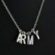 Ezüst színű ARMY medál lánccal - KPOP - BTS - Jimin nyaklánc