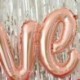 1 Set Love Letters szív alumínium fólia léggömb születésnapi esküvői party dekoráció