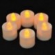Sok 6PCS Láng nélküli LED Tealight villogó teás fény gyertya Esküvői karácsony
