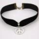 Az élet fája 90`-es gótikus bársonyvezeték Choker bájos nyaklánc medál Retro Boho ezüst tibeti