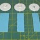 1 szett Henger alakú formázó - sütemény vágó - 6db cserélhető fejjel - marcipán formázó - fondant formázó