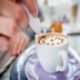 Zöld Elektromos Latte Art toll a kávé torta fűszer toll kávé faragás toll torta dekoráció