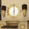 Arany 3D tolltükör fal matrica otthoni szoba matrica falfestmény DIY dekor eltávolítható