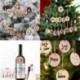 10db fa karácsonyfa dísztárgyak Gyerekek festés DIY dekor Craft címkék forró