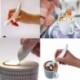 Rózsaszín Elektromos Latte Art toll a kávé torta dekoráció kávéfaragás Pen Cake Spice Pen