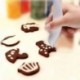 Rózsaszín Elektromos Latte Art toll a kávé torta dekoráció kávéfaragás Pen Cake Spice Pen
