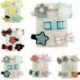 * 19 6Pcs / Set 6Pcs gyerekek baba lány haj klipek készlet Bowknot virág szív korona fejfedők hajpántok