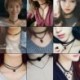 * 47 Gothic Punk fekete csipke retro choker nyaklánc ékszer csipke virág medál