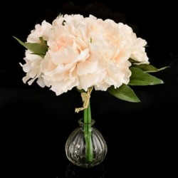 Pezsgő Mesterséges hamis bazsarózsa selyem virág menyasszonyi hortenzia Otthon esküvői kert dekoráció Új