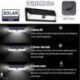 2 Pack-20 LED 48/90/144 LED napelemes vízálló kerti lámpa Spotlight gyep tájképfények