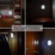 2 CSOMAGOK 5PCS vezeték nélküli COB LED fali kapcsoló szekrény Akkumulátoros éjszakai fény akkumulátor működik