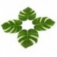 24PCS trópusi Hawaii zöld levelek Luau Moana Home Party asztali díszek