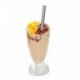 Újrafelhasználható Ivószalma Fém Szalagok Rozsdamentes acél széles szalma Smoothie-khoz JP