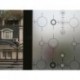 Krizantém PVC vízálló adatvédelem Matt homlokzati hálószoba fürdőszoba ablak matrica üvegfólia