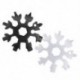 Fekete Snowflake Multi Tool 19-1 hópehely acél alakzat lapos kereszt háztartási kéziszerszám