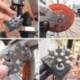 Ezüst Snowflake Multi Tool 19-1 hópehely acél alakzat lapos kereszt háztartási kéziszerszám