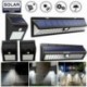 1 Pack-118 LED Vízálló LED Solar Power PIR mozgásérzékelő fali fény szabadtéri kert udvari lámpa