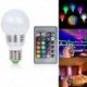 E27 E27 7W RGB LED 16 többszínű varázslámpa izzó   vezeték nélküli távirányító JP