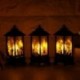 * 3 2018 Halloween Vintage LED tök kastély Könnyű lámpa fél függő dekoráció lámpa