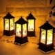 * 2 Halloween Vintage Pumpkin Castle Könnyű lámpa fél függő dekoráció LED lámpa Új