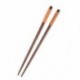 6pairs Retro kínai stílusú Bambusz pálcika Sticks vacsora fa asztal ajándék szett
