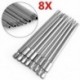 8db-os készlet Torx csavarhúzó-bit Hex biztonsági mágneses fej 100MM extra hosszú