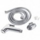 1X WC Shattaf Adapter Spray kézi bidet zuhanyfej fali konzol tömlő készlet