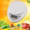 5 kg 1g digitális konyhai élelmiszer-étrend-postai skála fehér elektronikus súlyegyensúly