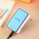Fekete Elektromos Mini Fan Space Heater Hordozható Téli Melegebb Home Office Desktop Új
