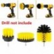 3Pcs / Set csempe Grout Power Scrubber tisztító fúró sárga kefe kád tisztító Combo