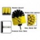 3Pcs / Set csempe Grout Power Scrubber tisztító fúró sárga kefe kád tisztító Combo
