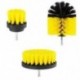 3Pcs / Set csempe Grout Power Scrubber tisztító fúró sárga kefe kád tisztító Combo