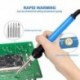 220V EU csatlakozó 60W 110V / 220V elektromos forrasztópáka hegesztő szerszámkészlet Forrasztóhuzal csipesz