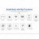 EU Plug 1080P vezeték nélküli WIFI IP kamera Mini HD Smart Home biztonsági kamera Éjszakai látás