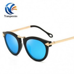 * 2 Shine Retro Men Női túlméretezett kerek napszemüveg szemüveg szemüvegek UV400