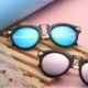 * 2 Shine Retro Men Női túlméretezett kerek napszemüveg szemüveg szemüvegek UV400