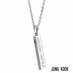 JUNGKOOK - 1997. 09. 01. medál lánccal - KPOP - Bangtan Boys - BTS nyaklánc