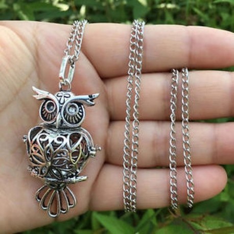 Locket nyaklánc medál parfüm illat illóolaj aromaterápiás diffúzor