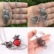 Locket nyaklánc medál parfüm illat illóolaj aromaterápiás diffúzor