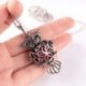 Locket nyaklánc medál parfüm illat illóolaj aromaterápiás diffúzor