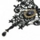 Szexi gótikus viktoriánus csipke nyaklánc fém Cameo ékszer Steampunk Cosplay