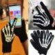 Női férfi csontváz intelligens telefon tabletta érintőképernyős kesztyű meleg téli ujjatlan