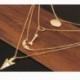 Divat női medál arany lánc Charm Choker nyilatkozat Bib nyaklánc ékszerek