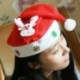 Rénszarvas gyerekeknek 1 x Felnőtt gyermekek LED karácsonyi kalap Mikulás rénszarvas hóember fél sapka ajándék