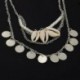 Vintage strand tengeri kagyló érme medál lánc choker nyilatkozat nyaklánc ékszerek