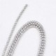 Ezüst Divat nők Bling strasszos kristály hosszú lánc Wrap Choker nyaklánc ékszerek